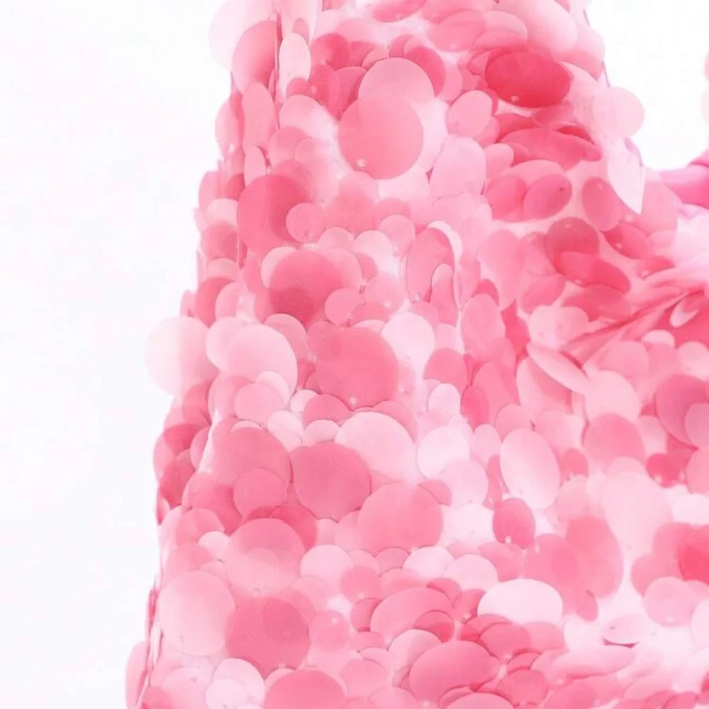 👛 Pink Sequin Bag 👛 - Picture 3 of 7